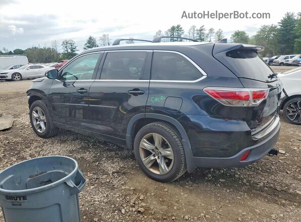 5TDDKRFH2GS307898 2016 TOYOTA HIGHLANDER Black უკანა მარცხენა