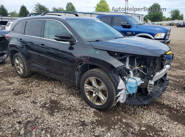 5TDDKRFH2GS307898 2016 TOYOTA HIGHLANDER Black წინა მარჯვენა