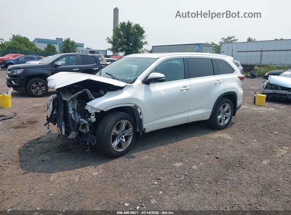 5TDDKRFH3GS352154 2016 TOYOTA HIGHLANDER White Передня ліва чверть