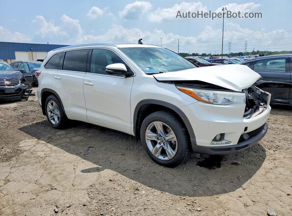 5TDDKRFH4GS267744 2016 TOYOTA HIGHLANDER White Front right