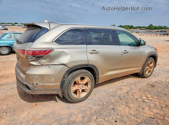 5TDDKRFH6GS230355 2016 TOYOTA HIGHLANDER Silver Tył prawy