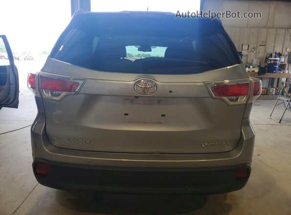 5TDDKRFHXGS313254 2016 TOYOTA HIGHLANDER Silver უკანა ხედი