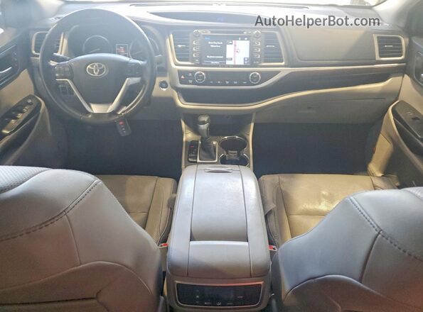 5TDDKRFHXGS313254 2016 TOYOTA HIGHLANDER Silver წინა პანელის ხედი