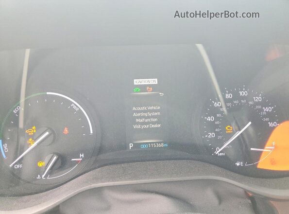 5TDDRKEC0NS104837 2022 TOYOTA SIENNA Gray Instrument cluster view