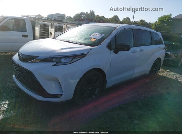 5TDDRKEC0PS166743 2023 TOYOTA SIENNA White Առջևի ձախ երեք քառորդ տեսարան