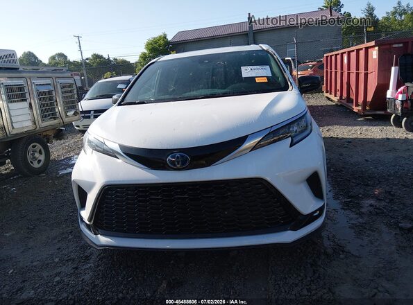 5TDDRKEC0PS166743 2023 TOYOTA SIENNA White Սարքավորումների վահանակի տեսք