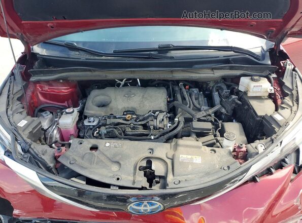 5TDDRKEC1MS034845 2021 TOYOTA SIENNA Red ძრავის განყოფილების ხედი
