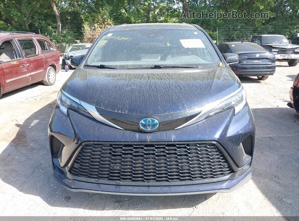 5TDDRKEC2MS028097 2021 TOYOTA SIENNA Dark Blue Սարքավորումների վահանակի տեսք