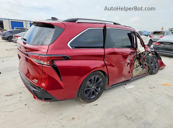5TDDRKEC3PS159432 2023 TOYOTA SIENNA Red უკანა მარჯვენა