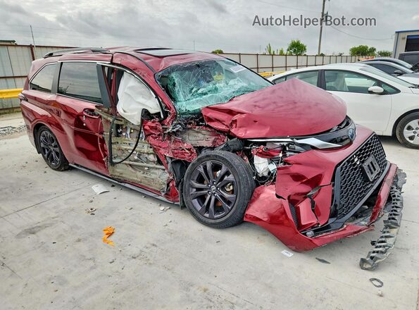 5TDDRKEC3PS159432 2023 TOYOTA SIENNA Red წინა მარჯვენა