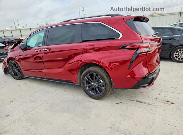5TDDRKEC3PS159432 2023 TOYOTA SIENNA Red უკანა მარცხენა