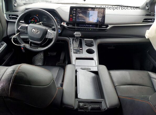 5TDDRKEC5MS063152 2021 TOYOTA SIENNA White Առջևի վահանակի տեսք