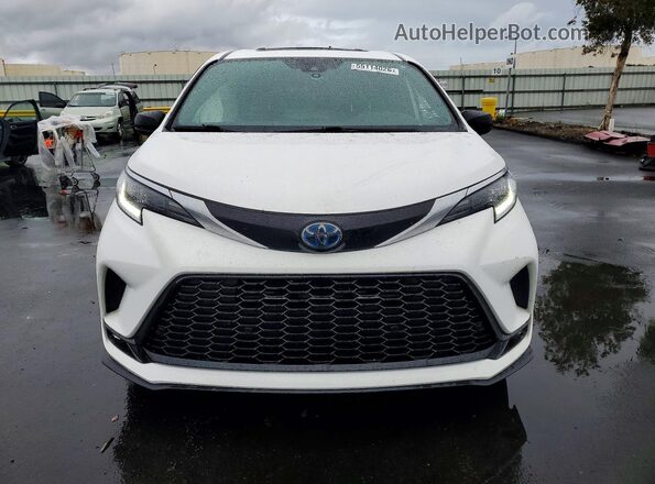 5TDDRKEC5MS063152 2021 TOYOTA SIENNA White Դիմացի տեսք