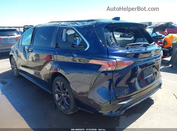 5TDDRKEC6MS029463 2021 TOYOTA SIENNA Purple Задня ліва чверть