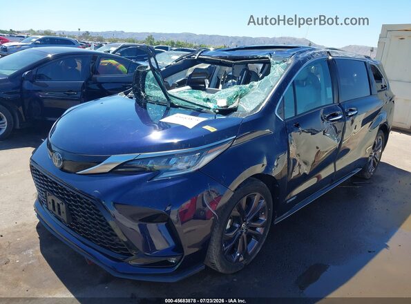 5TDDRKEC6MS029463 2021 TOYOTA SIENNA Purple Вид спереду
