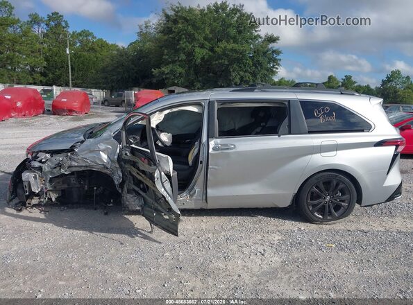 5TDDRKEC6PS146254 2023 TOYOTA SIENNA Серебряный Вид задней части салона