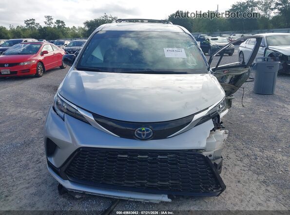 5TDDRKEC6PS146254 2023 TOYOTA SIENNA Серебряный Вид панели приборов