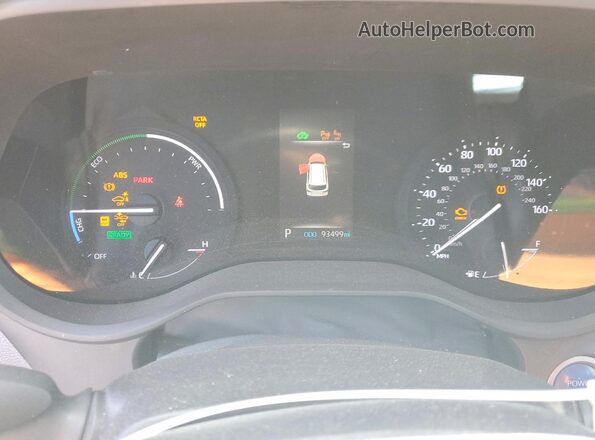 5TDDRKEC7NS105063 2022 TOYOTA SIENNA White Widok zestawu wskaźników