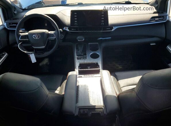 5TDDRKEC7NS105063 2022 TOYOTA SIENNA White Widok deski rozdzielczej