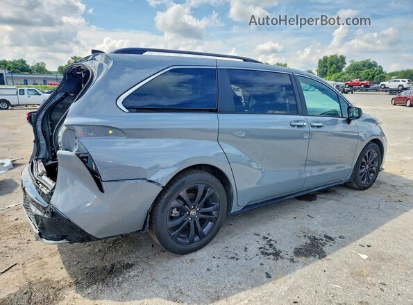 5TDDRKEC8PS159152 2023 TOYOTA SIENNA Бирюзовый Задняя правая четверть