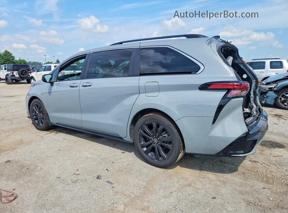 5TDDRKEC8PS159152 2023 TOYOTA SIENNA Бирюзовый Задняя левая четверть