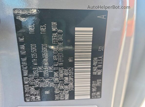 5TDDRKEC8PS159152 2023 TOYOTA SIENNA Бирюзовый Панорамный вид салона 360°