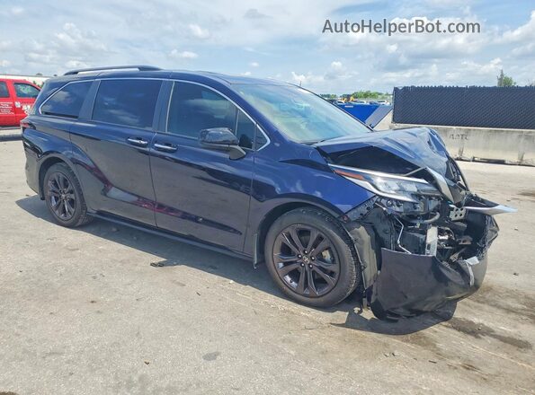 5TDDRKECXRS204322 2024 TOYOTA SIENNA Blue Front right