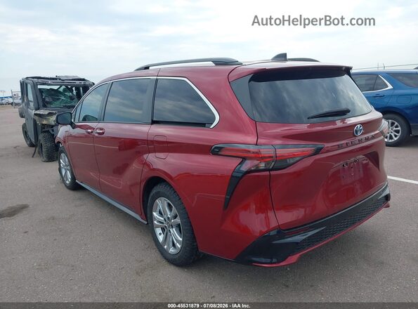5TDDSKFC1PS097533 2023 TOYOTA SIENNA Красный Задняя левая четверть