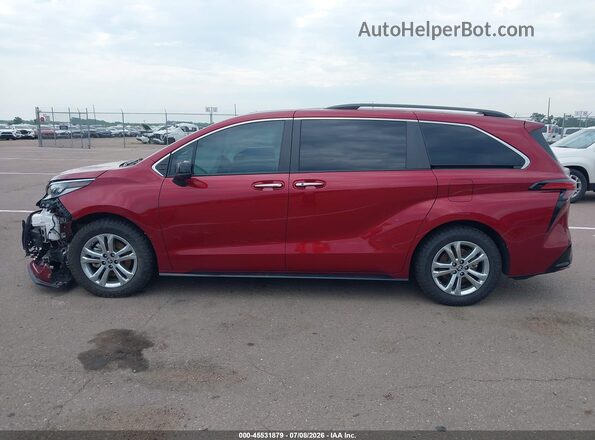 5TDDSKFC1PS097533 2023 TOYOTA SIENNA Красный Панорамный вид салона 360°