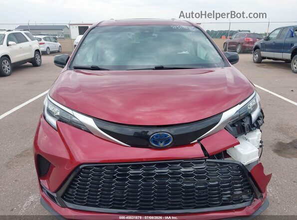5TDDSKFC1PS097533 2023 TOYOTA SIENNA Красный Вид щитка приборов