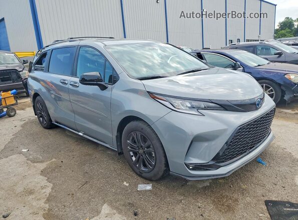 5TDDSKFC1SS198368 2025 TOYOTA SIENNA Silver Передня права чверть