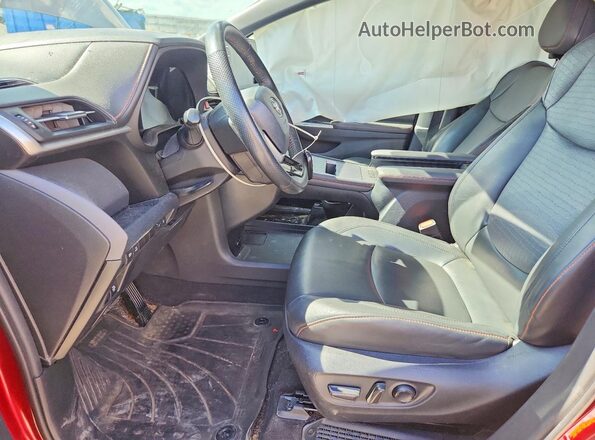 5TDDSKFC2NS055059 2022 TOYOTA SIENNA Burgundy Vista interior delantera