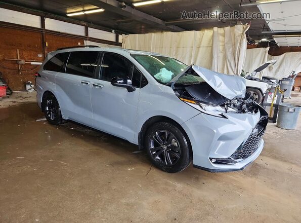 5TDDSKFC3SS169261 2025 TOYOTA SIENNA Gray Front right
