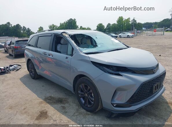 5TDDSKFC4SS176154 2025 TOYOTA SIENNA Gray Դիմացի տեսք
