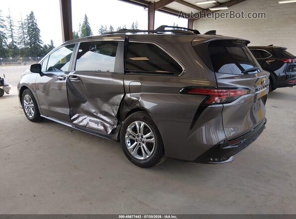 5TDDSKFC5NS060496 2022 TOYOTA SIENNA Gray უკანა მარცხენა
