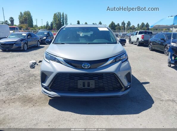 5TDDSKFC6PS085085 2023 TOYOTA SIENNA Gray Widok wnętrza z tyłu