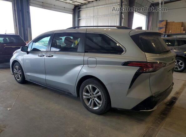 5TDDSKFC7MS007247 2021 TOYOTA SIENNA Silver უკანა მარცხენა