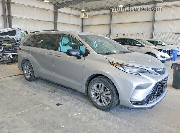 5TDDSKFC7MS007247 2021 TOYOTA SIENNA Silver წინა მარჯვენა