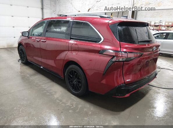 5TDDSKFC7PS085161 2023 TOYOTA SIENNA Burgundy Հետևի ձախ