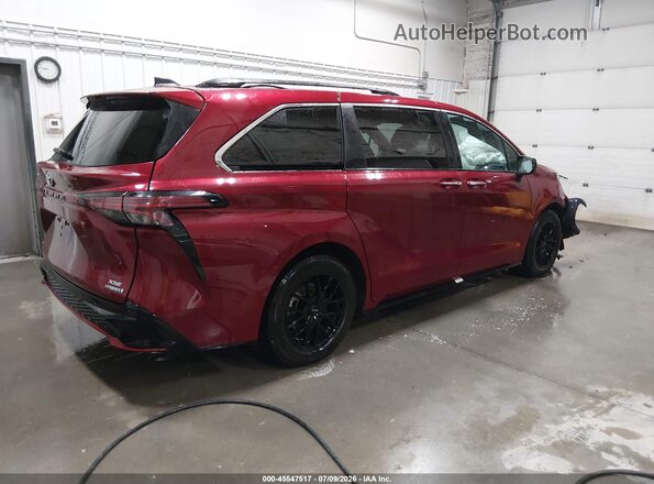5TDDSKFC7PS085161 2023 TOYOTA SIENNA Burgundy Հետևի աջ