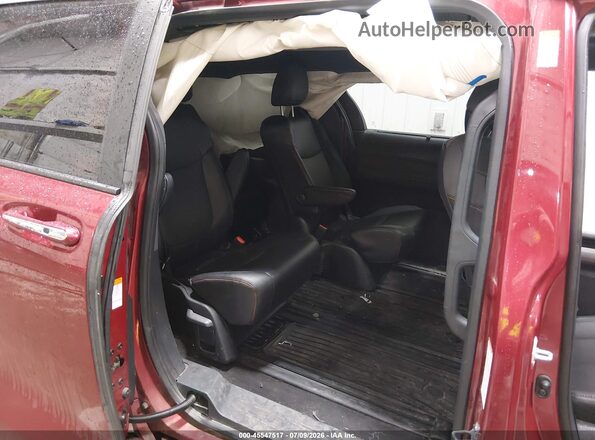 5TDDSKFC7PS085161 2023 TOYOTA SIENNA Burgundy VIN կոդի պիտակի տեսք