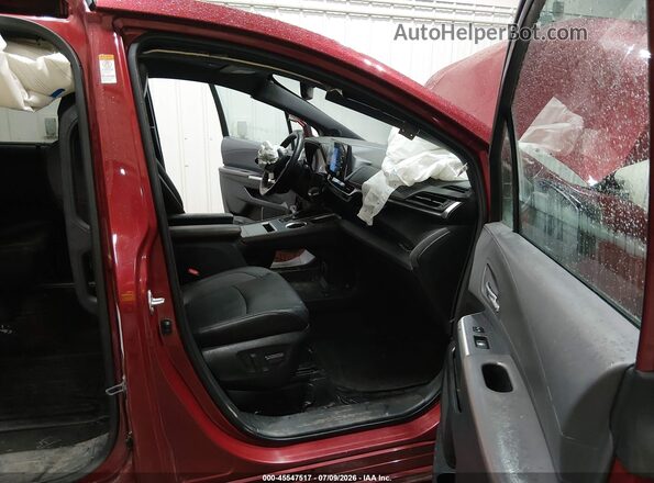 5TDDSKFC7PS085161 2023 TOYOTA SIENNA Burgundy Սալոնի դիմացի տեսք