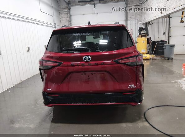 5TDDSKFC7PS085161 2023 TOYOTA SIENNA Burgundy 