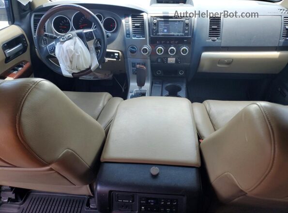 5TDDW5G16GS143277 2016 TOYOTA SEQUOIA White Առջևի վահանակի տեսք