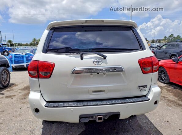 5TDDW5G16GS143277 2016 TOYOTA SEQUOIA White Հետևի տեսք