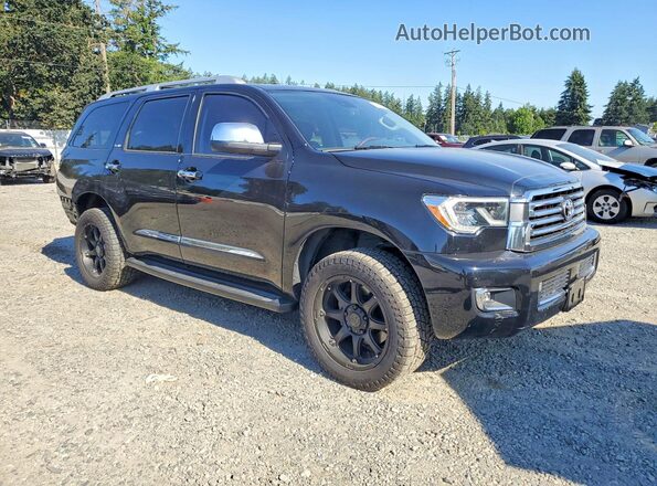 5TDDY5G10LS180197 2020 TOYOTA SEQUOIA Черный Передняя правая четверть