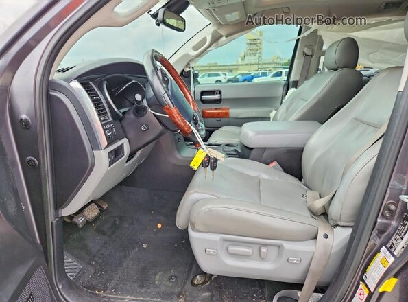5TDDY5G17JS161692 2018 TOYOTA SEQUOIA Charcoal Vista interior delantera