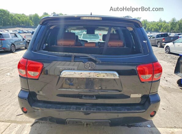 5TDDY5G1XGS145222 2016 TOYOTA SEQUOIA Black Հետևի տեսք