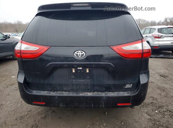 5TDDZ3DC0HS159591 2017 TOYOTA SIENNA Black Rear view