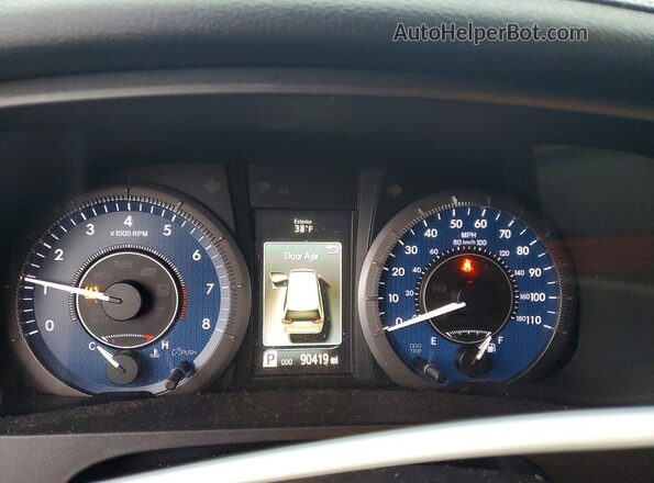 5TDDZ3DC0HS159591 2017 TOYOTA SIENNA Black Instrument cluster view